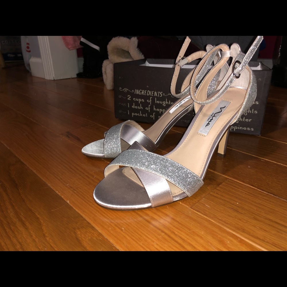 Silver heels